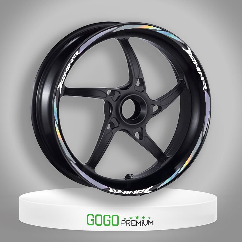 Hologramlı Bajaj Dominar Uyumlu 1 Set Jant Şeridi aksesuar